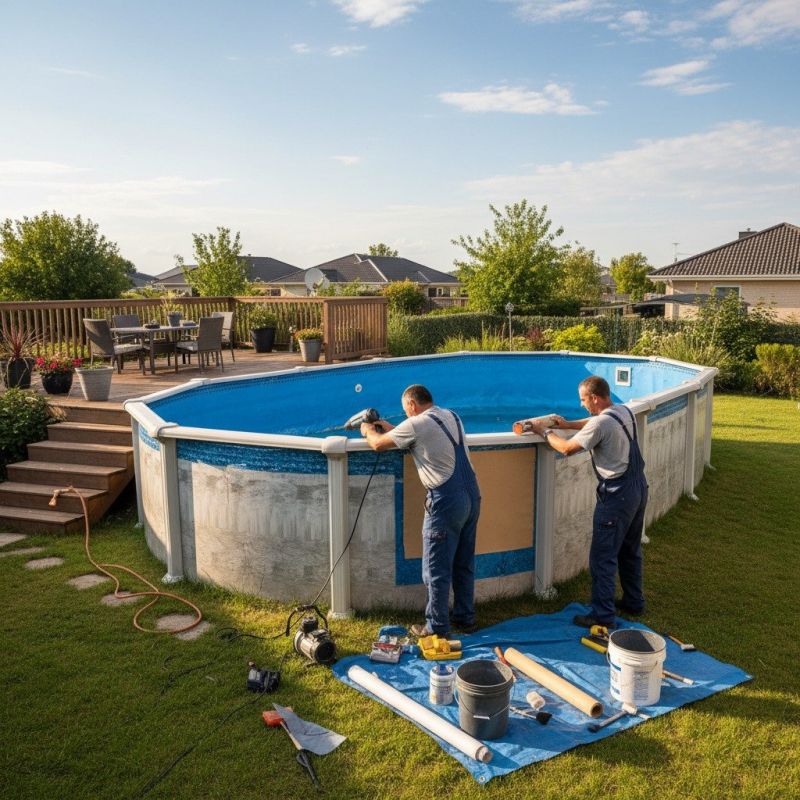 Local Above Ground Pool Services pros at work